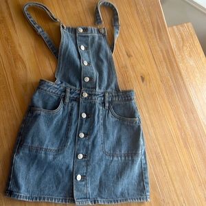 Pacsun denim overall dress